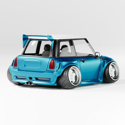 Mini Cooper S (R53) Scale Model — Custom Widebody Edition